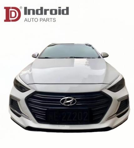 Car Body Kit (Front Bumper+Fog Lamp+Fog Lamp Cover+Grille) For Hy-Undai Elantra 2016 Sport Type